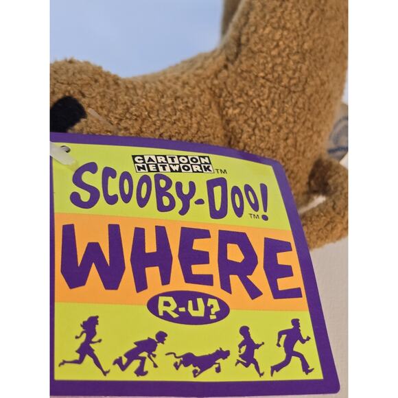 NWT 2001 Scooby Doo 9" Plush Applause Laying Down Crossed Arms Where Are You? - Picture 6 of 10